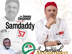 Samdaddy @57: Jones Onyereri Felicitates With PDP National Secretary